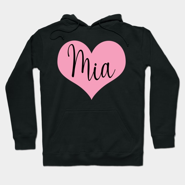 First name mia Hoodie by Die Designwerkstatt